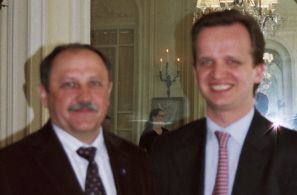 Antoine Meunier en compagnie de  Youri Ousachev 