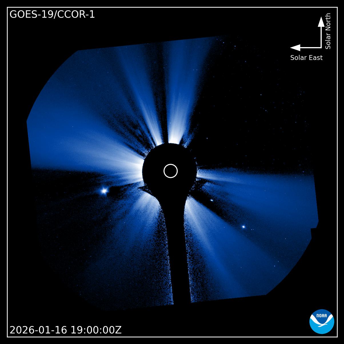 CCOR-1 Coronagraph Image