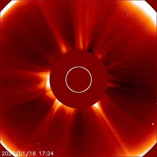 LASCO C2 Coronagraph Image