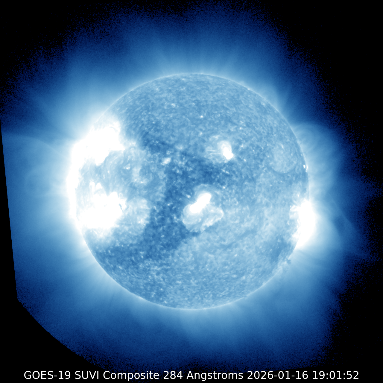 Solar Ultraviolet Image 284 Å (Angstrom)