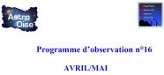 Carte du ciel Mai/Juin