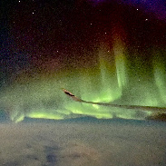 <font class="tempImageTitleThumbText">Aurora</font><br>Steve Farley <br>Dec 2 2:41pm<br>Flying over Hudson Bay, Canada 